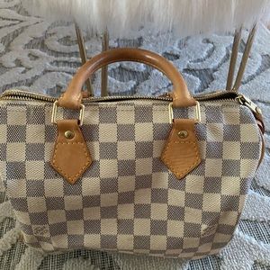 Louis Vuitton Damier Azur canvas Speedy 25